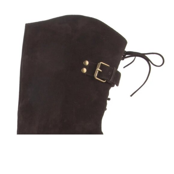 CHLOE Boots Rare Suede Over Knee  sz 38 - Picture 5 of 13